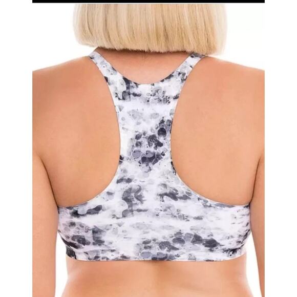 NWT No Boundaries Women's Size XS Bonded Racerback Bra Padded Wirefree Bralette - Picture 3 of 4